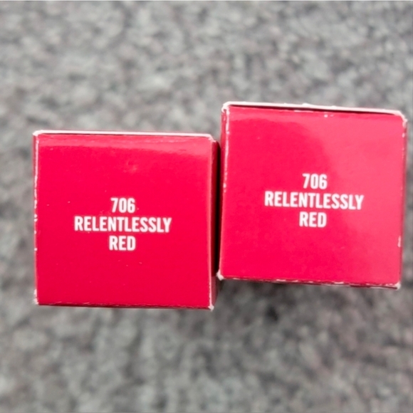 MAC Lipstick, 706 RELENTLESSLY RED, Brand New, 2PK - Picture 2 of 3